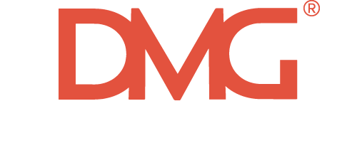 Digital Marketing Group Logo in Red and White